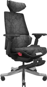 Игровое кресло ErgoSmart Bloodragon (черный/серебристый)