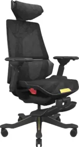 Игровое кресло ErgoSmart Bloodragon (черный/золотистый) фото