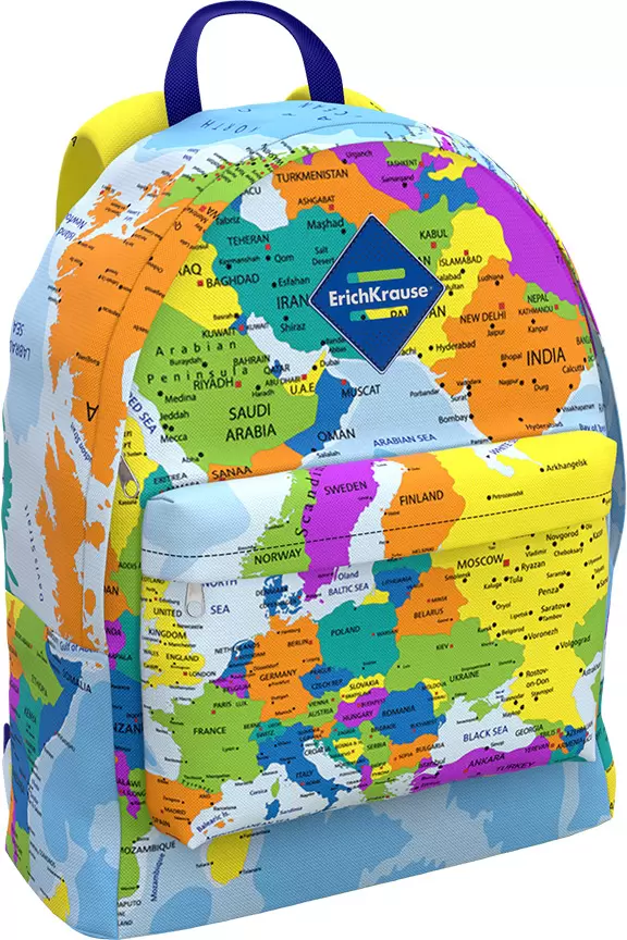 Erich Krause EasyLine 17L World Map 51759