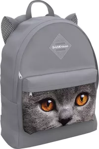 Школьный рюкзак Erich Krause EasyLine Animals 17L Grey Cat 57279 icon