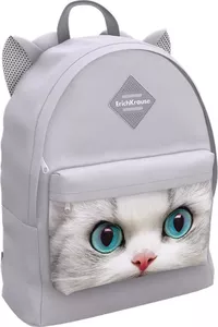 Школьный рюкзак Erich Krause EasyLine Animals 17L White Cat 57281 icon