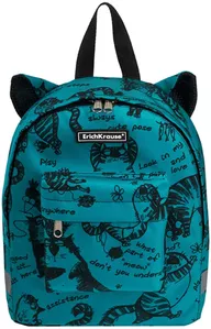 Детский рюкзак Erich Krause EasyLine Mini Animals 6L Zen Cats Turquoise 55357 icon