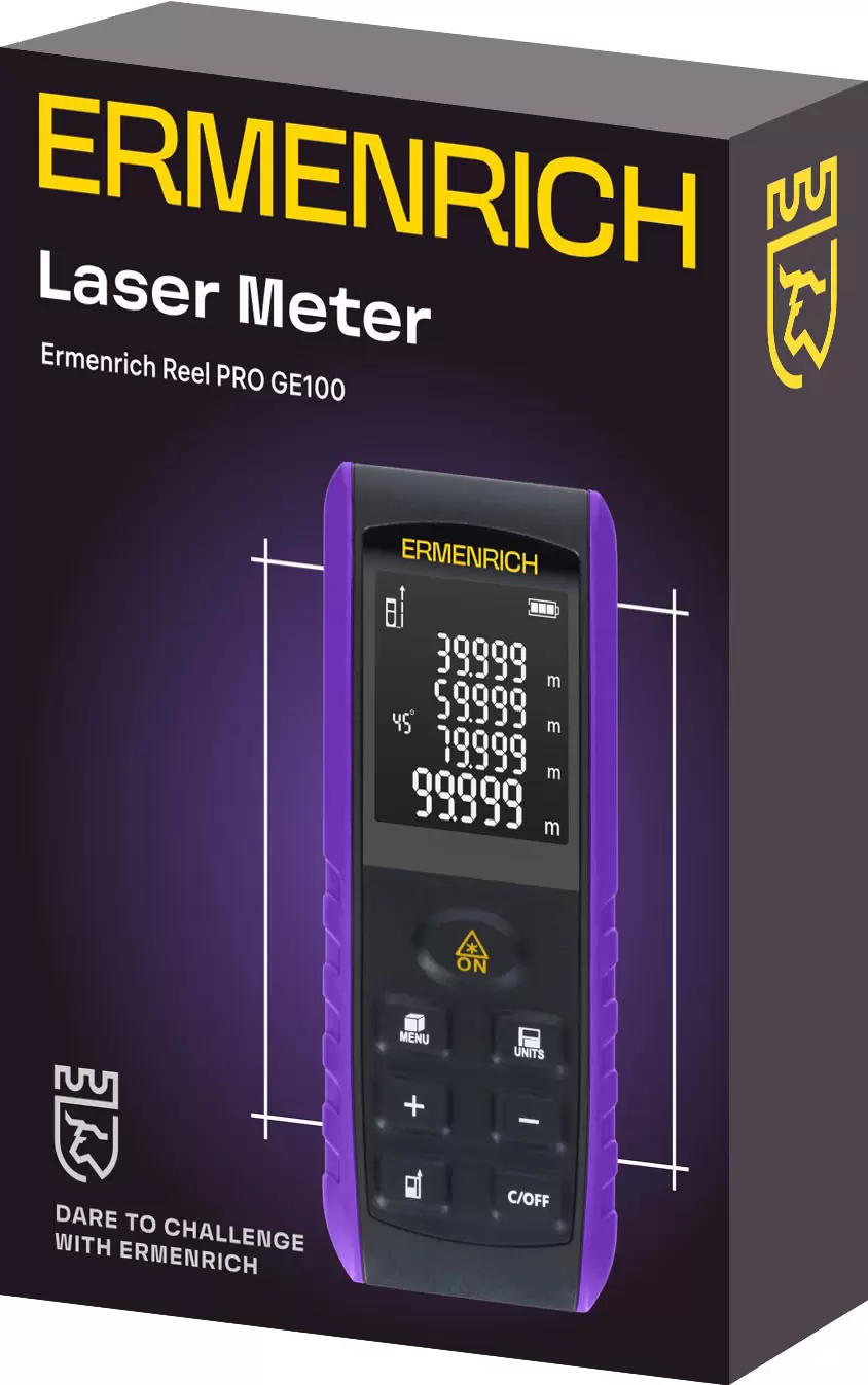 Лазерный дальномер Ermenrich Reel Pro GE100 фото