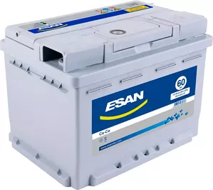 Аккумулятор ESAN 60 R+ низк. (60Ah) фото
