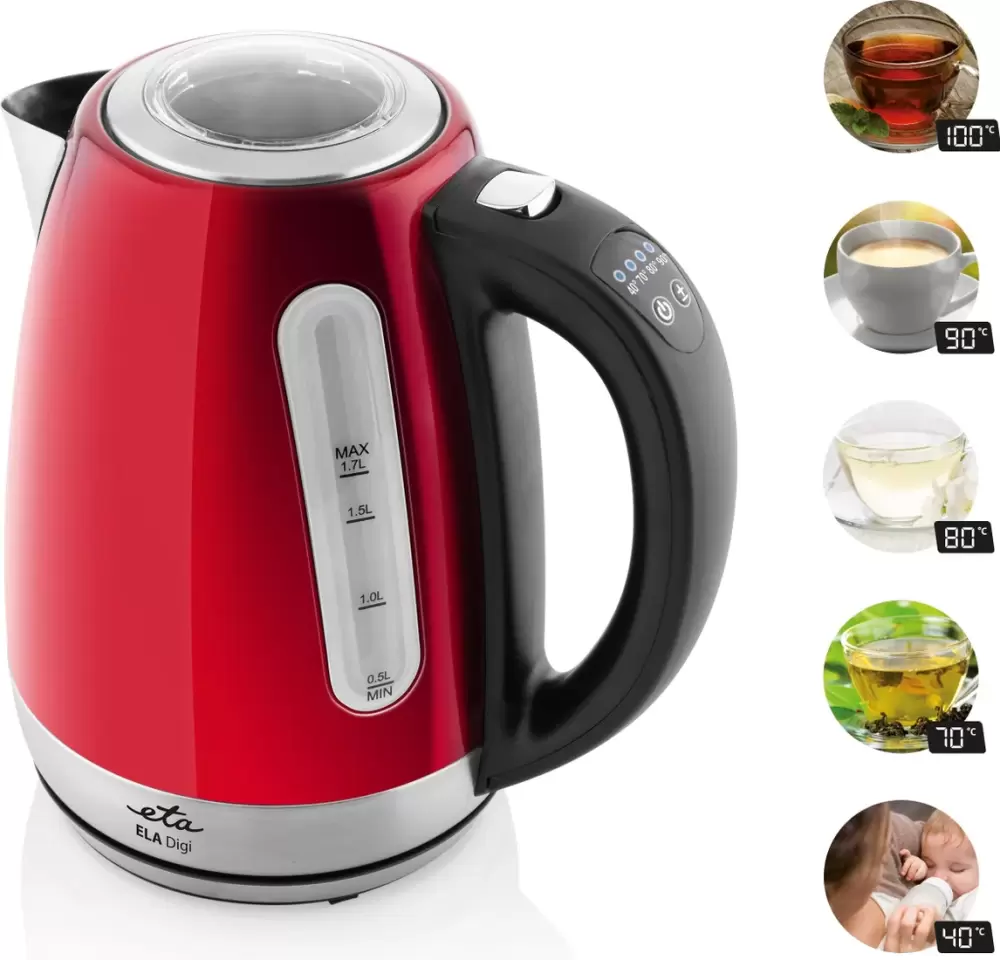 Электрочайник ETA Ela Digi 9598 90010 red color фото