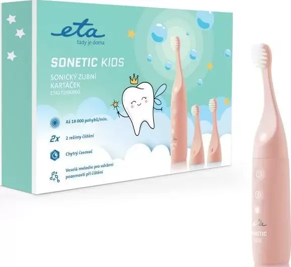 Электрическая зубная щетка ETA Sonetic Kids II pink ETA171090000 фото 2