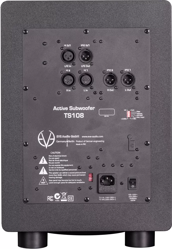Студийный сабвуфер EVE Audio TS108 фото