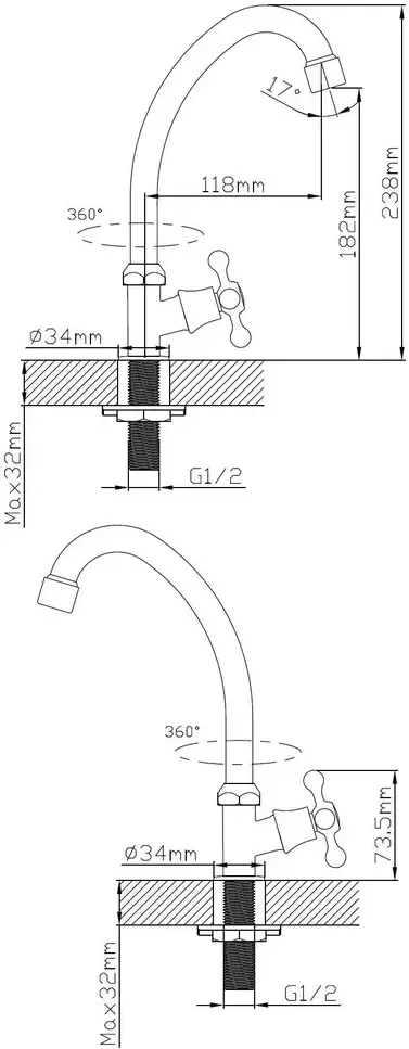 Смеситель Эверест B41-351 фото
