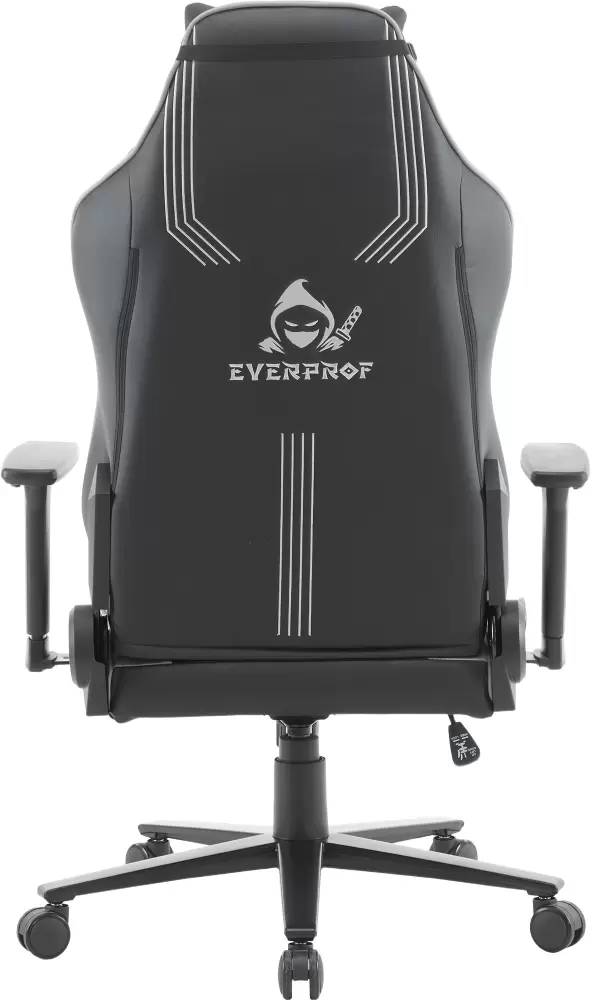 Кресло геймерское Everprof Rapid (экокожа черный/серый) фото