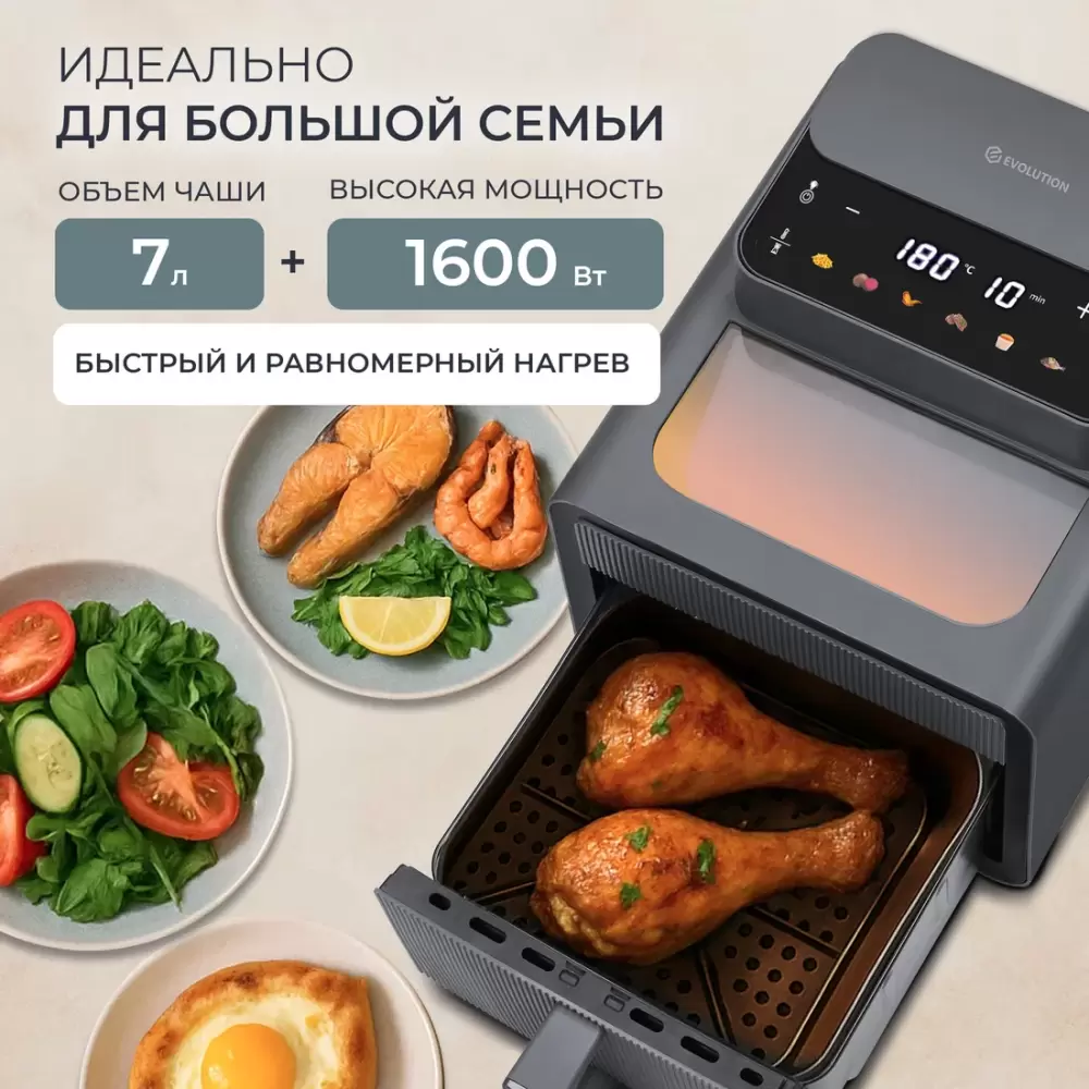 Аэрогриль Evolution AIRO 7700TW фото