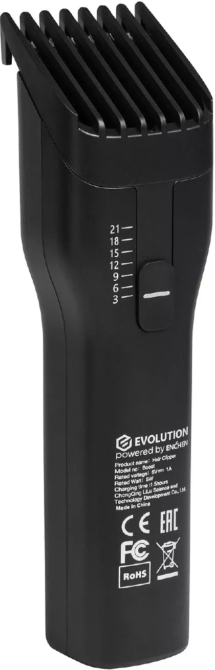 Машинка для стрижки волос Evolution Enchen Boost (черный) фото 3