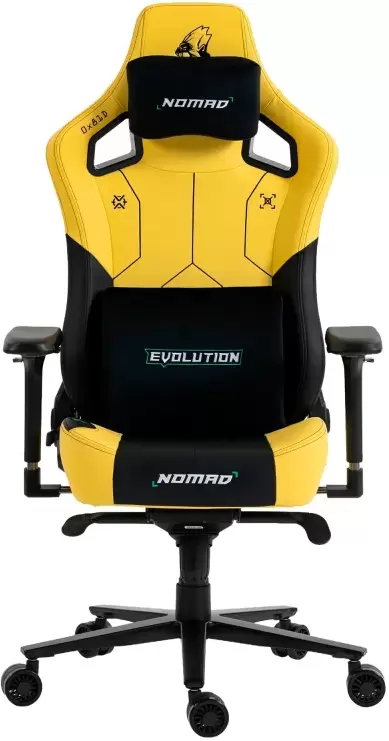 Игровое кресло Evolution Nomad PRO Cyberpunk Bloodhound (черный/желтый) фото