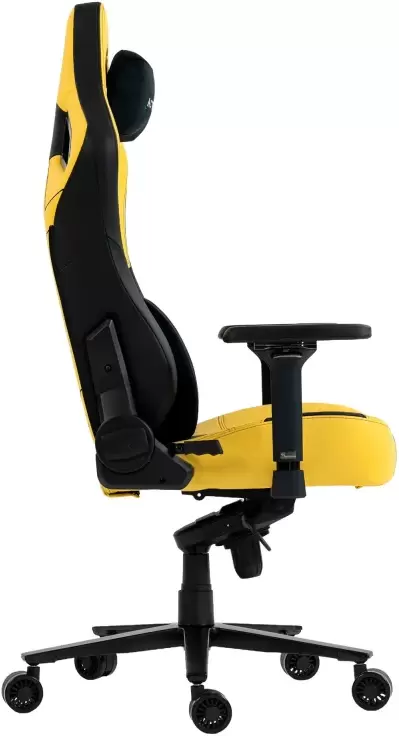 Игровое кресло Evolution Nomad PRO Cyberpunk Core (черный/желтый) фото