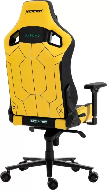 Игровое кресло Evolution Nomad PRO Cyberpunk Core (черный/желтый) фото