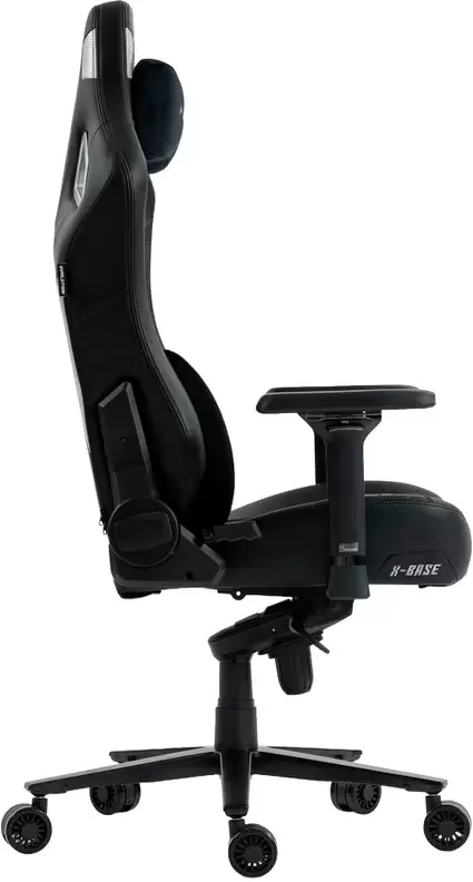 Игровое кресло Evolution Nomad PRO X-Base Black-Silver (черный/серебристый) фото