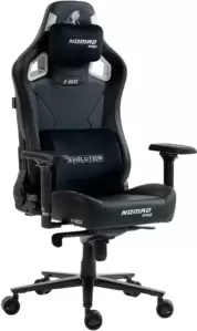 Игровое кресло Evolution Nomad PRO X-Base Black-Silver (черный/серебристый) фото