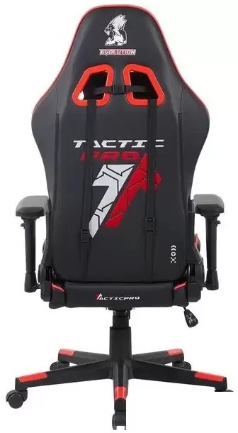 Игровое кресло Evolution Tactic PRO Special edition D1 (черный/серый/красный) фото