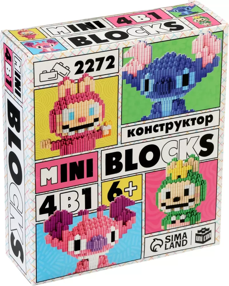 Unicon Mini Blocks. Веселые друзья / 10901289