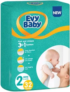 Подгузники детские Evy Baby Mini 3 в 1 (32 шт) фото