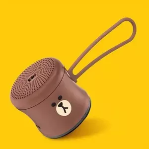 Беспроводная колонка EWA A119 Mini Speaker Line Friends (коричневый) фото