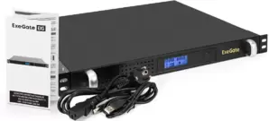 Источник бесперебойного питания ExeGate 1U ServerRM UNL-1200.LCD.AVR.8C13.RJ.USB.1U EX297854RUS фото