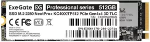 SSD ExeGate 512Gb NextPro+ KC4000TP512 EX297592RUS фото