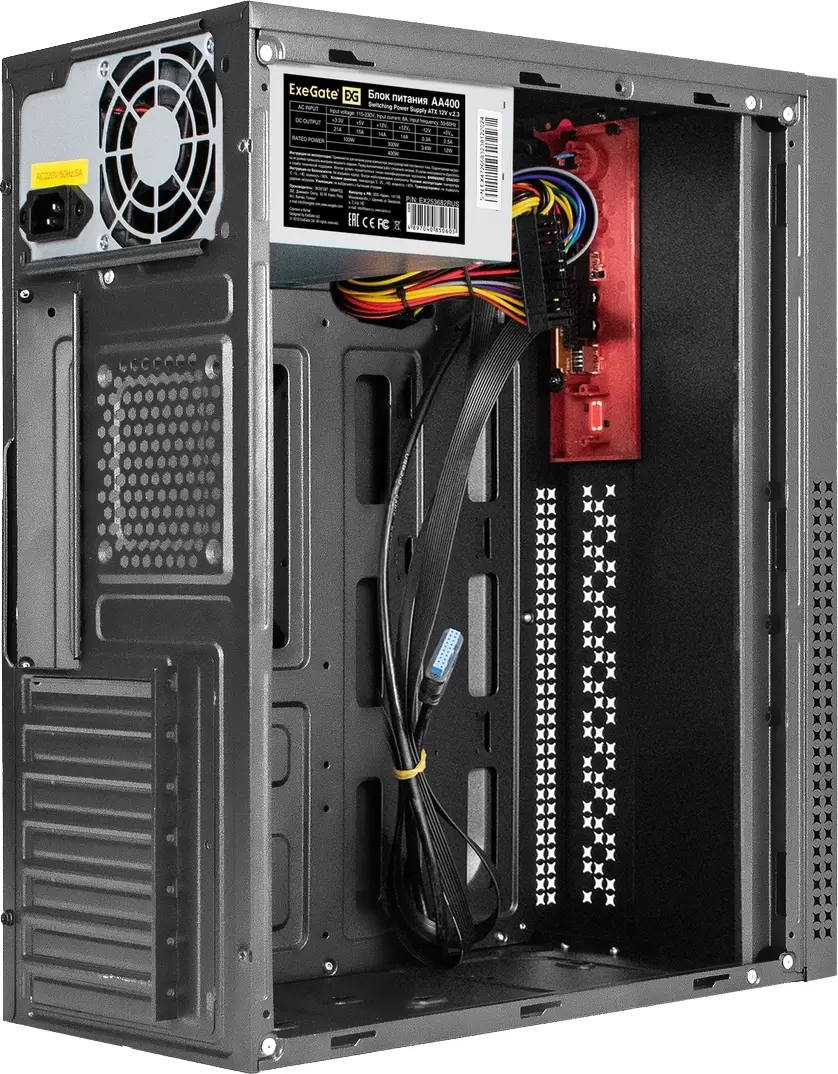 Корпус ExeGate AA-443U-AA350 350W Black EX298140RUS фото