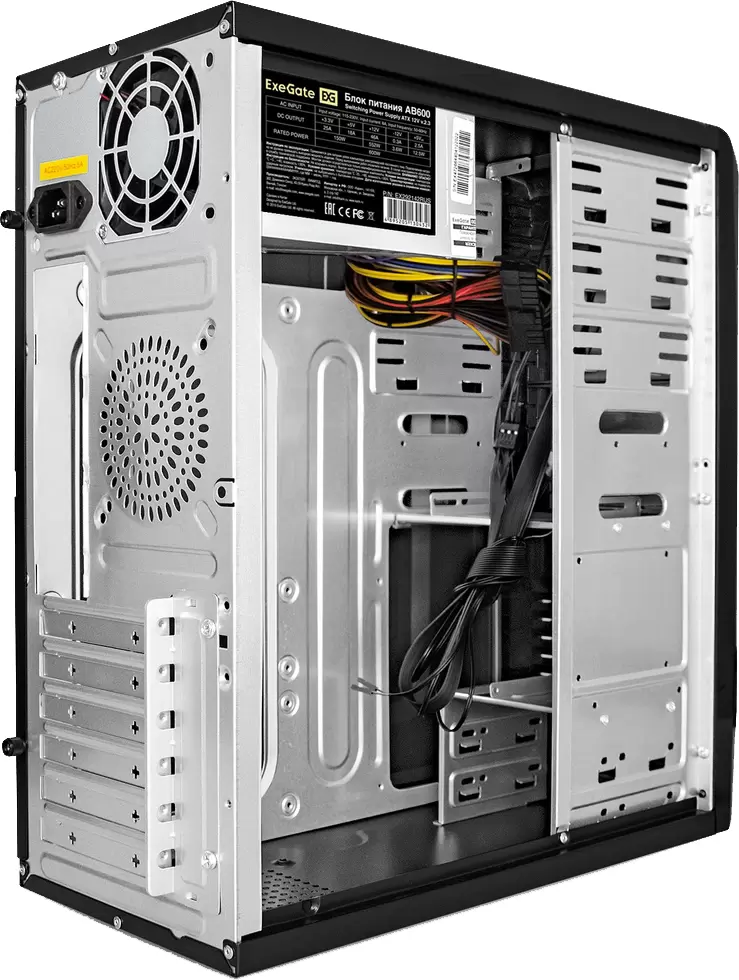 Корпус ExeGate CP-606U-AB600 EX292999RUS фото