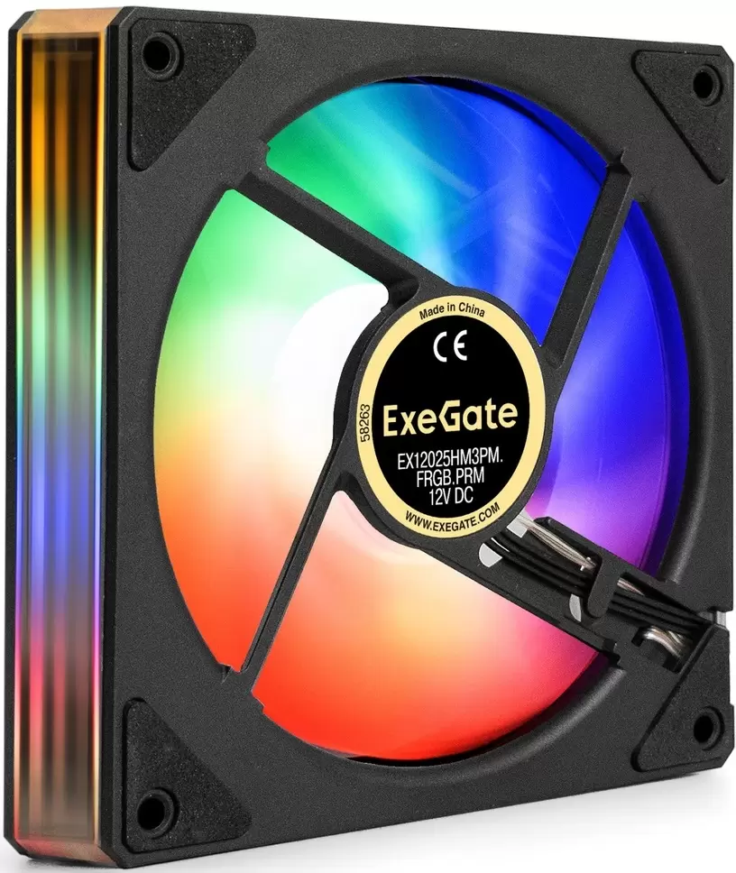 Вентилятор для корпуса ExeGate EX12025HM3PM.FRGB.PRM фото