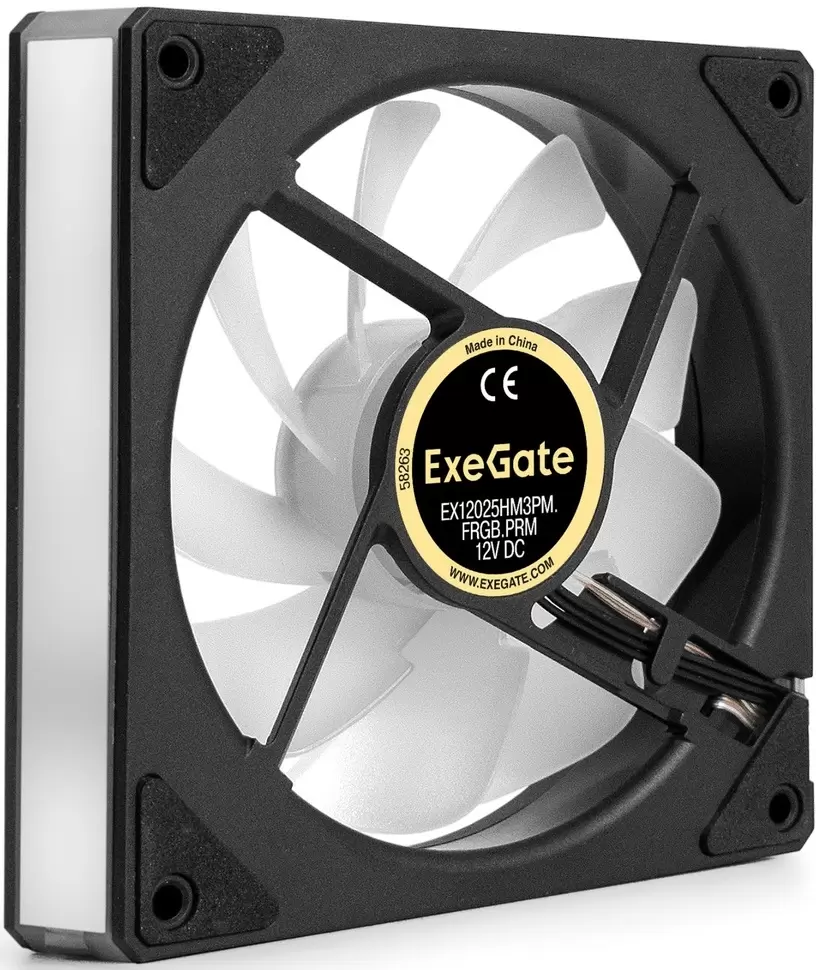 Вентилятор для корпуса ExeGate EX12025HM3PM.FRGB.PRM фото