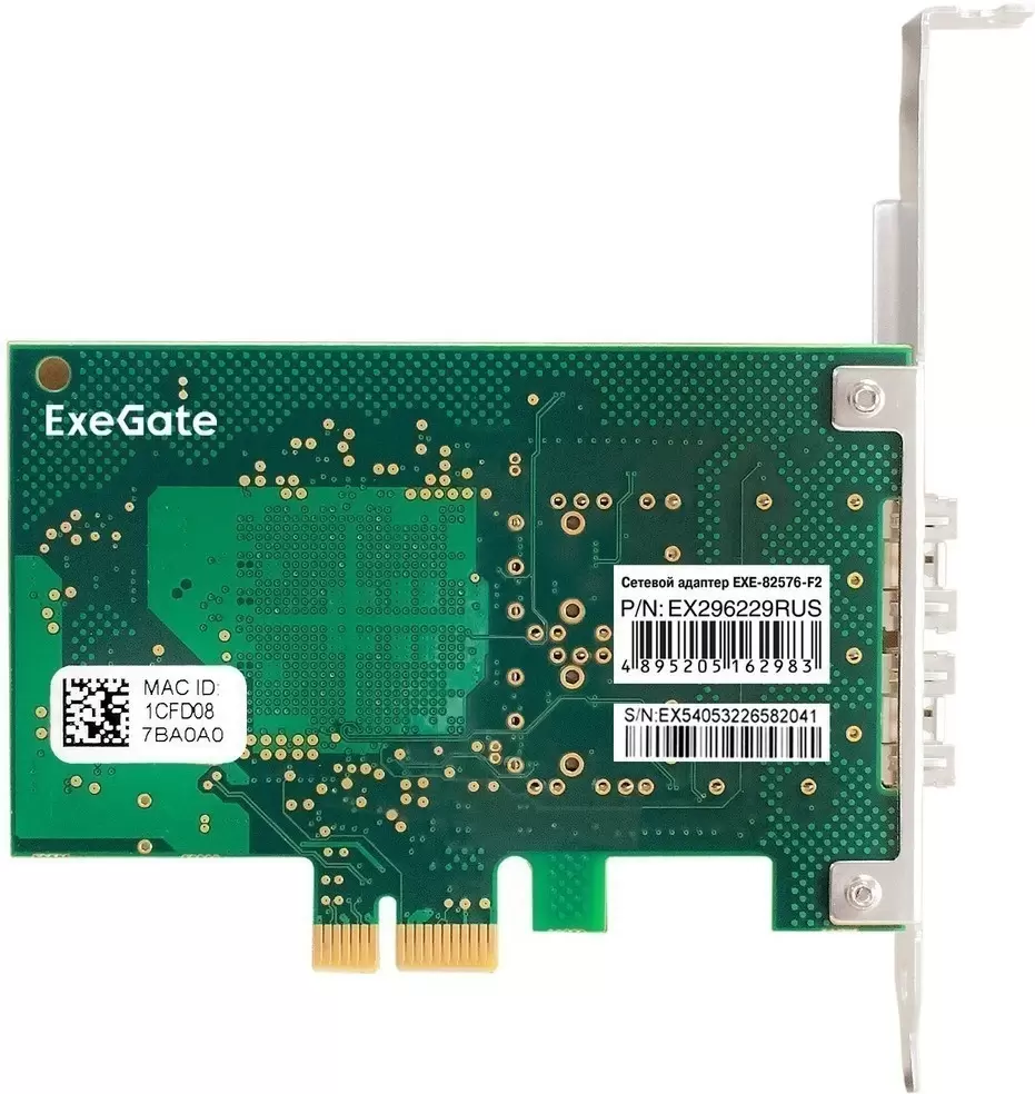 Сетевая карта ExeGate EXE-82576-F2 фото