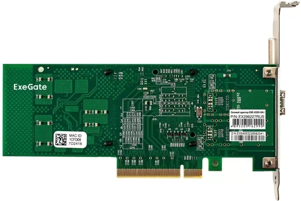 Сетевая карта ExeGate EXE-X520-DA1 фото