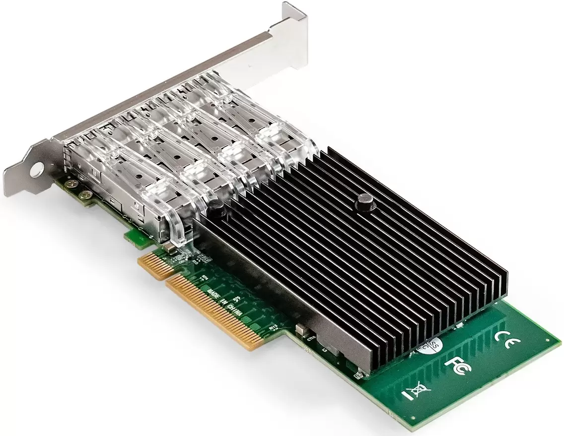 Сетевая карта ExeGate EXE-X710-4SFP+ фото