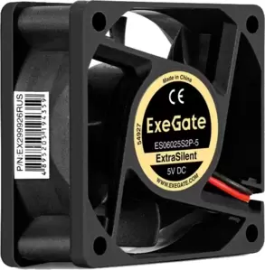 Вентилятор для корпуса ExeGate ExtraSilent ES06025S2P-5 фото