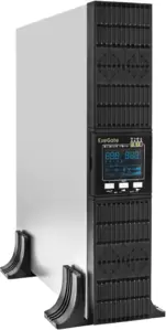Источник бесперебойного питания ExeGate On-line PowerExpert ULS-1000.LCD.AVR.1SH.2C13.USB.RS232 .SNMP.2U EX293048RUS фото