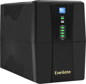 Источник бесперебойного питания ExeGate Power Back BNB-850.LED.AVR.EURO.RJ фото
