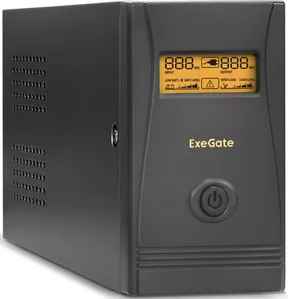 Источник бесперебойного питания ExeGate Power Smart ULB-600.LCD.AVR.C13 фото