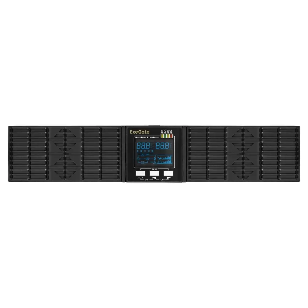 Источник бесперебойного питания ExeGate PowerExpert ULS-575-6kVA.LCD.AVR.T.USB.RS232.SNMP.2U EX296959RUS фото 2