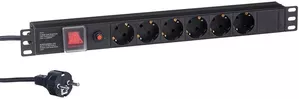 Блок розеток ExeGate ServerPro PDU-19H606 Al-6S-EU2CU-SW-O фото