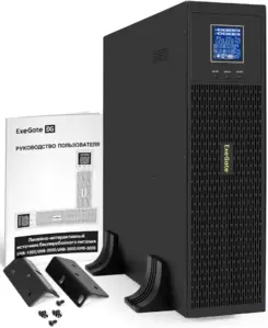 Источник бесперебойного питания ExeGate SinePower UHB-5000.LCD.AVR.6C13.RJ.USB.3U фото