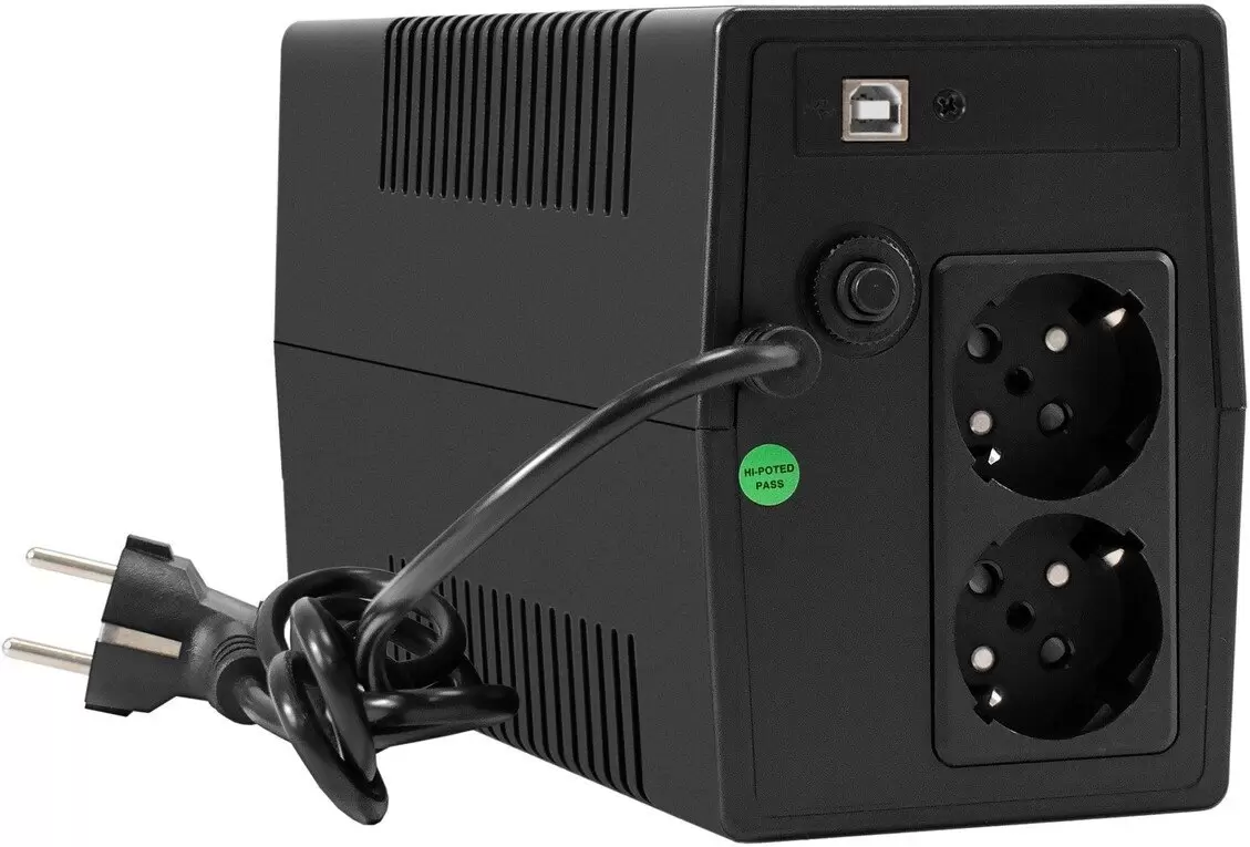 Источник бесперебойного питания ExeGate Smart LB-650.LCD.AVR.2SH.USB фото