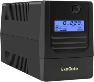 Источник бесперебойного питания ExeGate Smart LB-650.LCD.AVR.2SH.USB фото