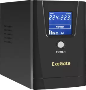 Источник бесперебойного питания ExeGate SpecialPro Smart LLB-500.LCD.AVR.2SH.USB EX294614RUS фото
