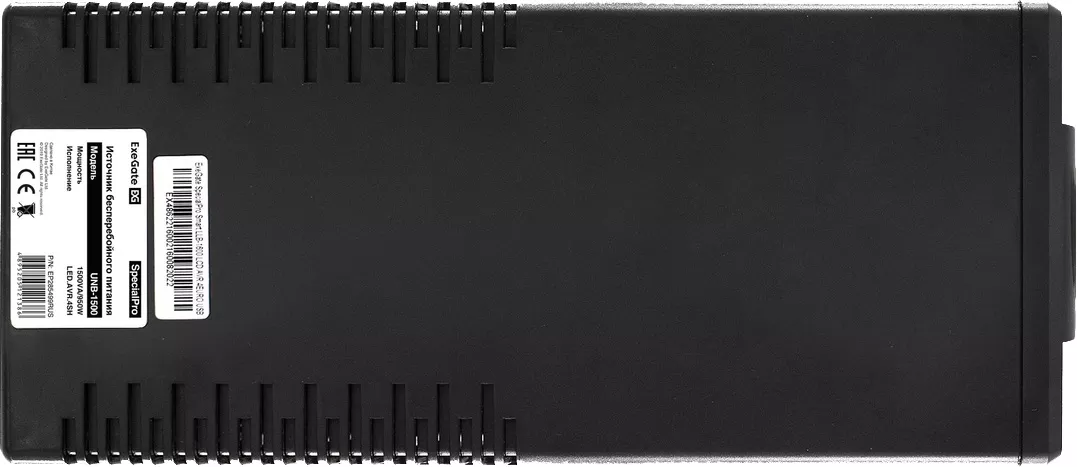 Источник бесперебойного питания ExeGate SpecialPro UNB-1500.LED.AVR.4SH.USB фото