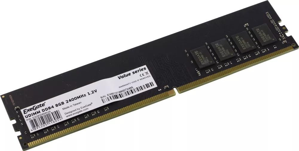Модуль памяти ExeGate Value Special 8GB DDR4 PC4-19200 EX287010RUS фото