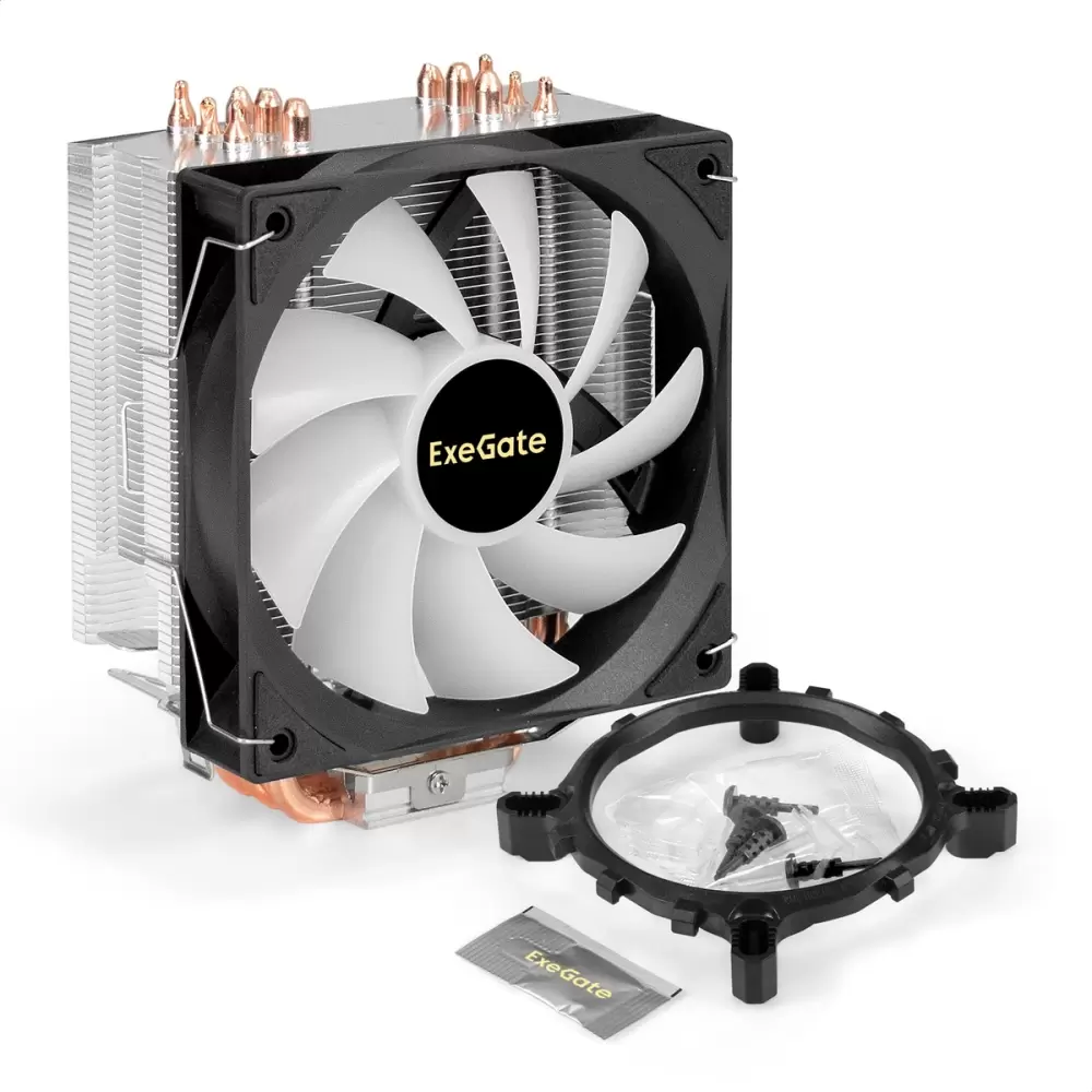 Кулер для процессора ExeGate Wizard EXX600-PWM.FRGB фото