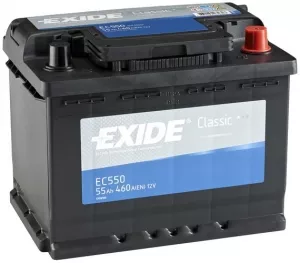 Аккумулятор Exide Classic EC550 R+ (55Ah) фото