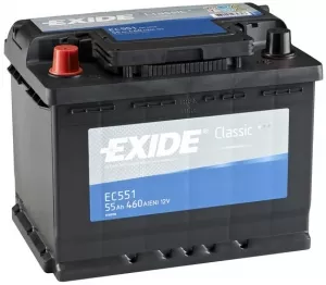 Аккумулятор Exide Classic EC551 L+ (55Ah) фото