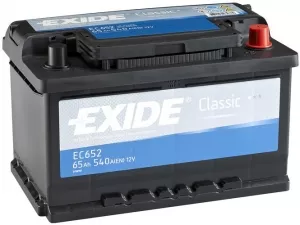 Аккумулятор Exide Classic EC652 R+ (65Ah) фото