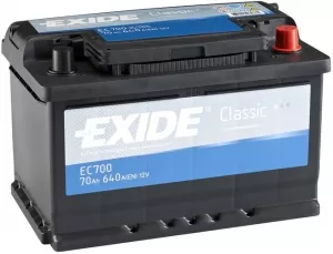 Аккумулятор Exide Classic EC700 R+ (70Ah) фото